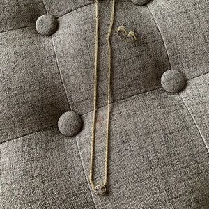 Kendra Scott Drusy Pendant & Earring Set